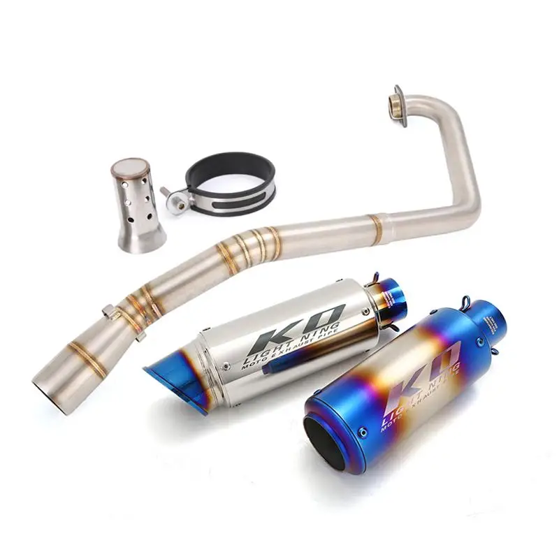 

Slip On For Yamaha YZF R15 V1 V2 Till 2016 Motorcycle Full Exhaust System Front Link Pipe Stainless Steel 51mm Muffler Silencer