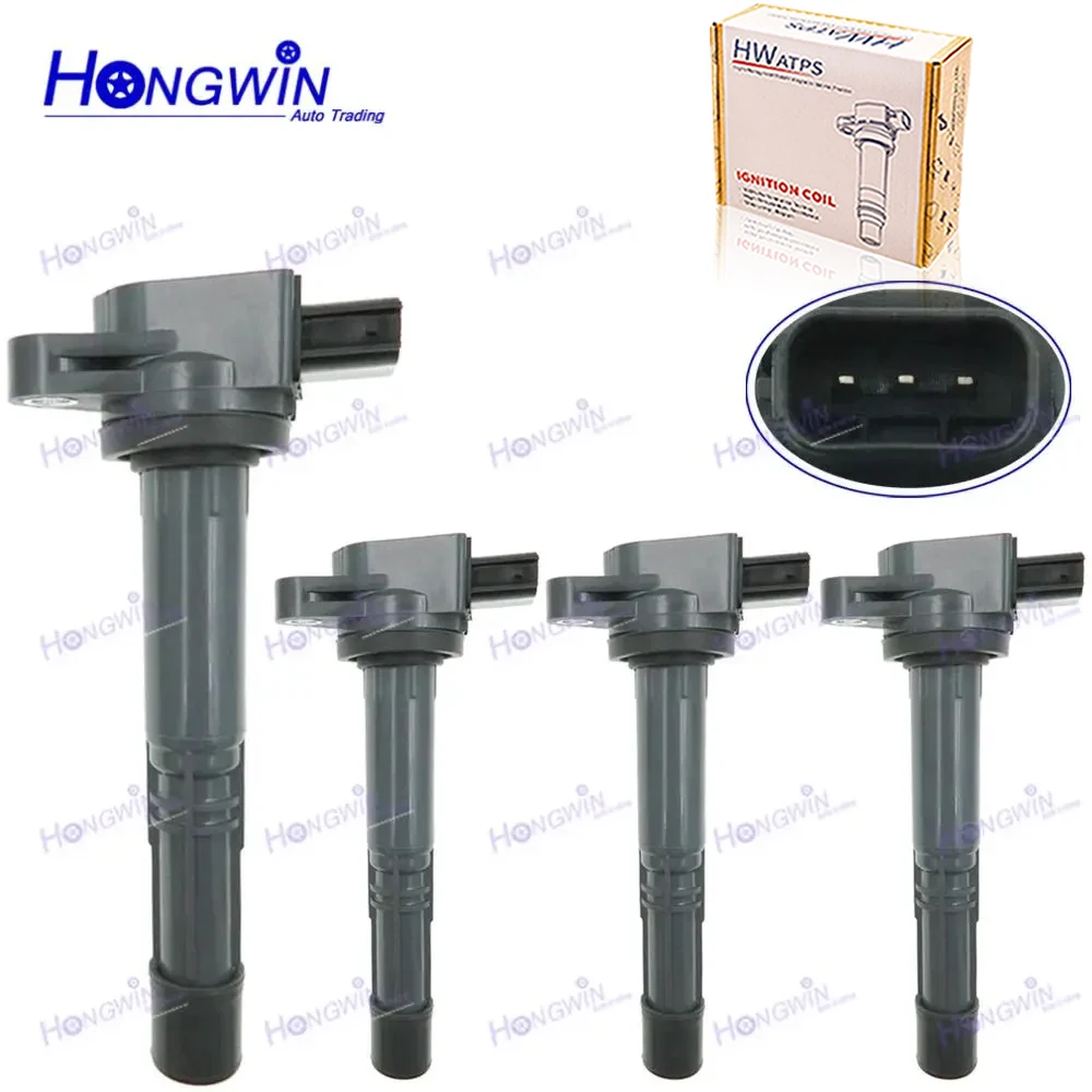 

4PCS 30520-PNA-007 Ignition Coil For Honda Civic S2000 Accord CR-V Element Acura CSX RSX 2.0L 2.4L 30520-PMA-007 099700-070
