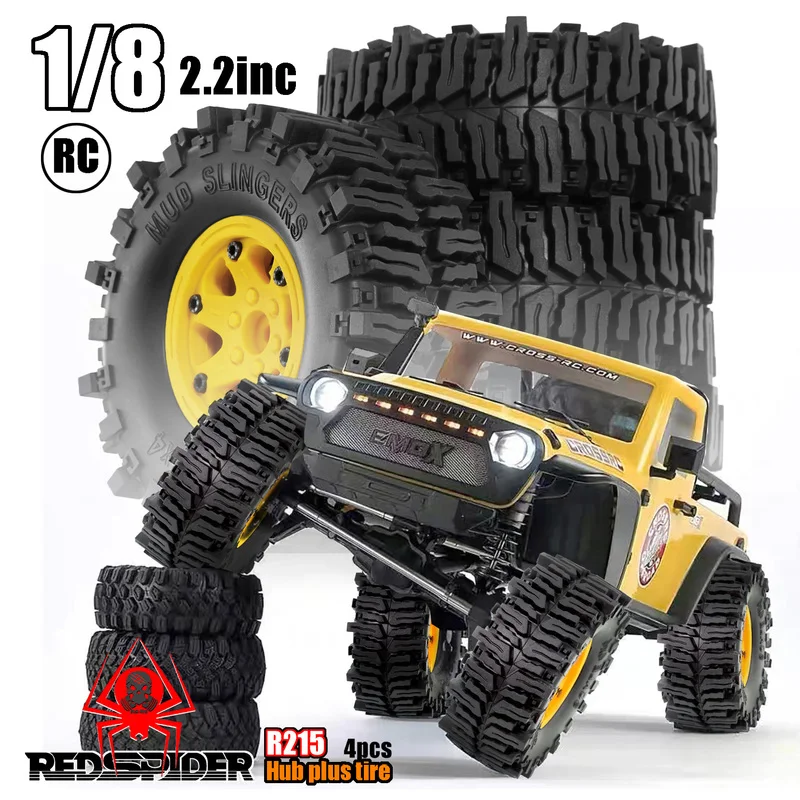 

RS Red Spider автомобильные аксессуары с дистанционным управлением 1:8 Альпинистский автомобиль CROSSRC Easy Control MST Megasin H8H Набор шин R215 4 шт. 2,2inc Rc