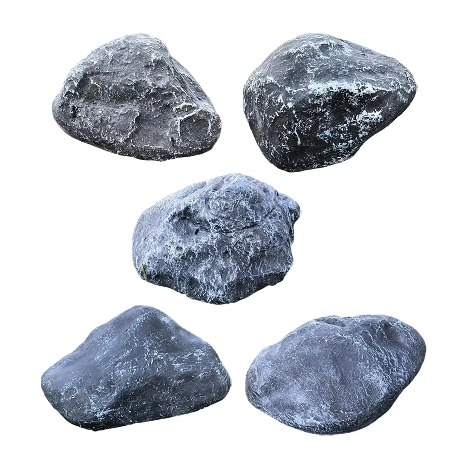 

Faux Landscape Rock Faux Stone Versatile Simulation Model Grey Fake Rock for