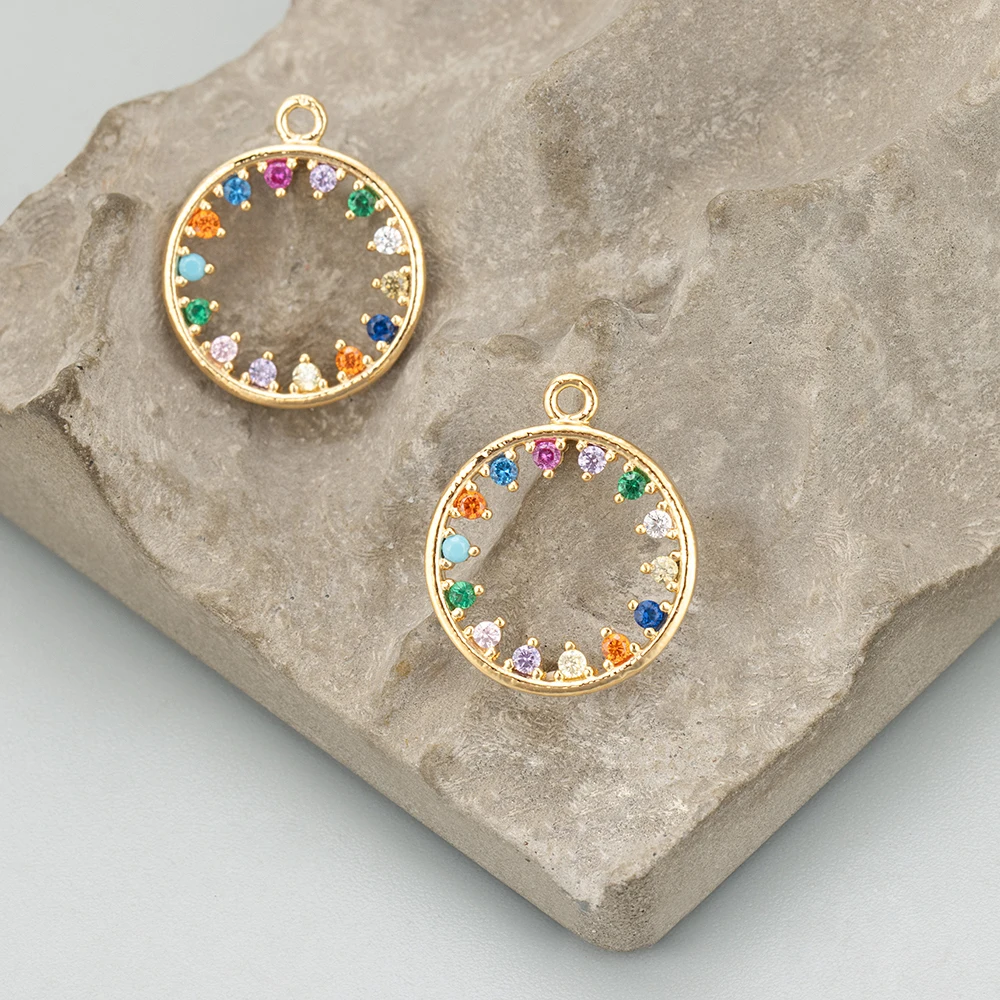 GUFEATHER MG49 Jewelry Charms Gold 8