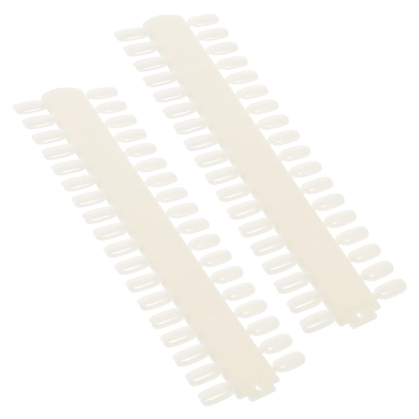 2 stücke Nagel Farbe Display Board 72 Tipps Lange Streifen Einseitige Salon Praxis Palette Langlebig Nail art Display-ständer werkzeug