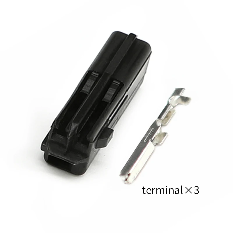 DJ3031A-1.0-21 Black Automotive connector sheath plastic shell female head 3-hole 1.0 series black
