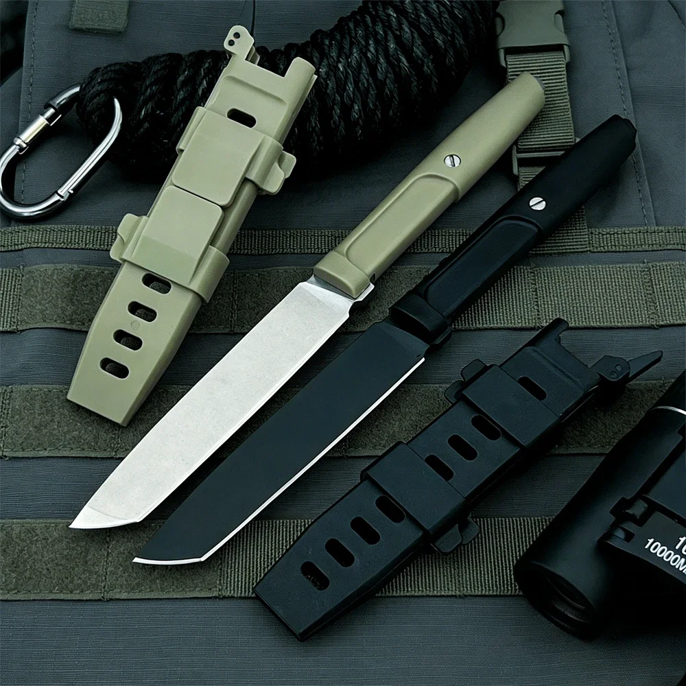 

НОВЫЙ прямой нож премиум-качества для охоты, рыбалки, самообороны, портативный рюкзак, праздничные подарки, EDC, необходимое оборудование, инструмент