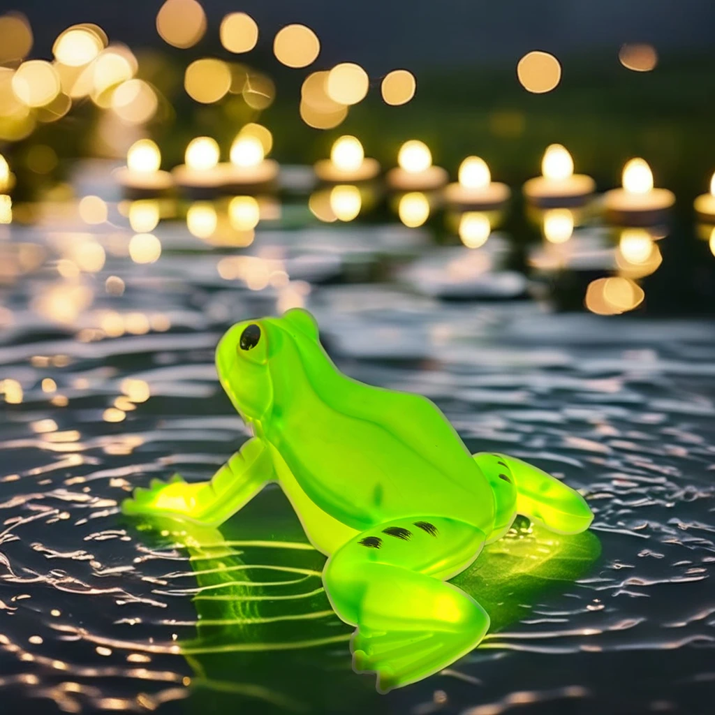 

Parks decorative lighting ramadan 2024 charm lighted illuminated led dynamic 3d frog party christmas decorations for outdoor