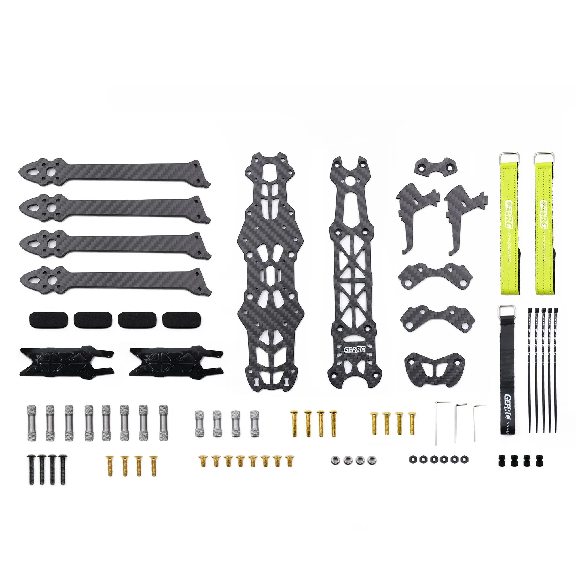 

GEPRC GEP-Mark4-Accessories Suitable GEP-Mark4 Drone Frame Parts Bottom/Top Plate Side Panel /Screws/Battery Non-slip Pad