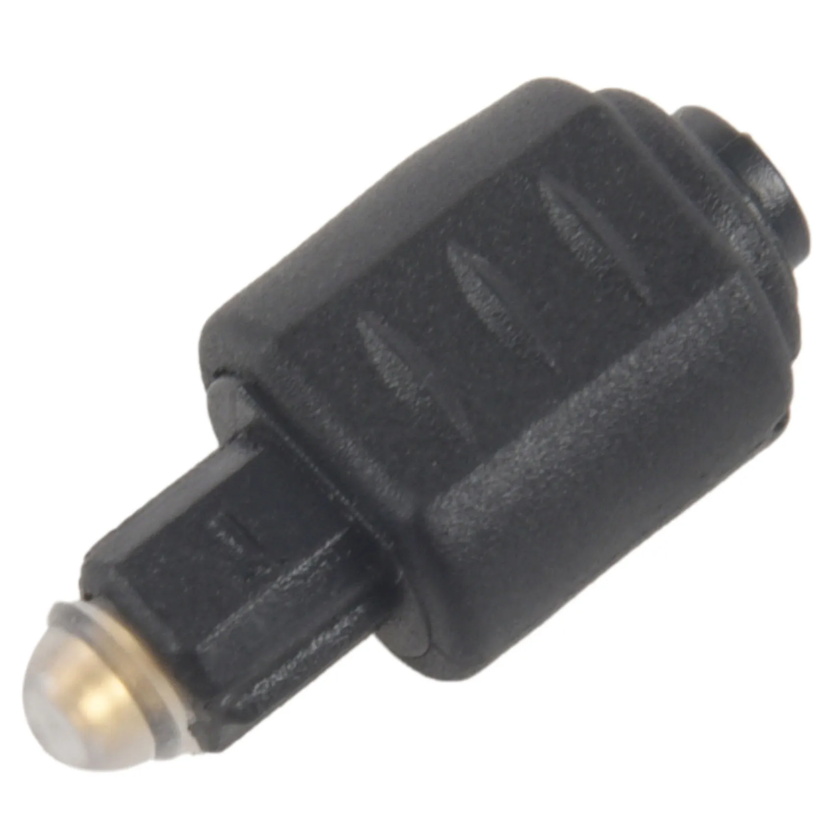 B76B Mini Optical Audio Adapter 3.5mm Female Jack to Digital Toslink Male Plug for Amplifier Black