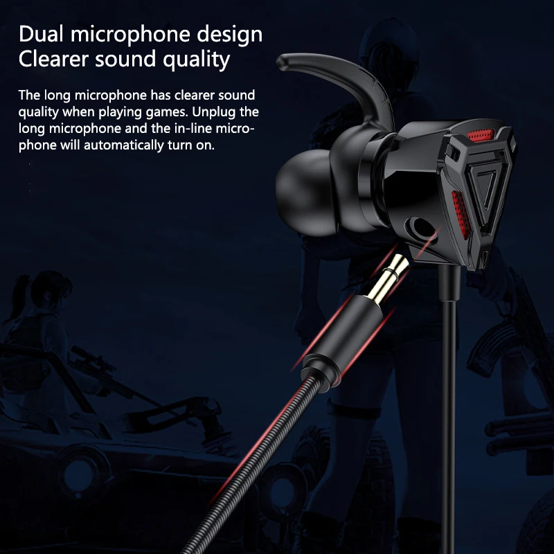 E-sports Player Gaming Headset With Mic, Detachable Microphone, Cool Stereo Headset For Mobile Phone And Computer