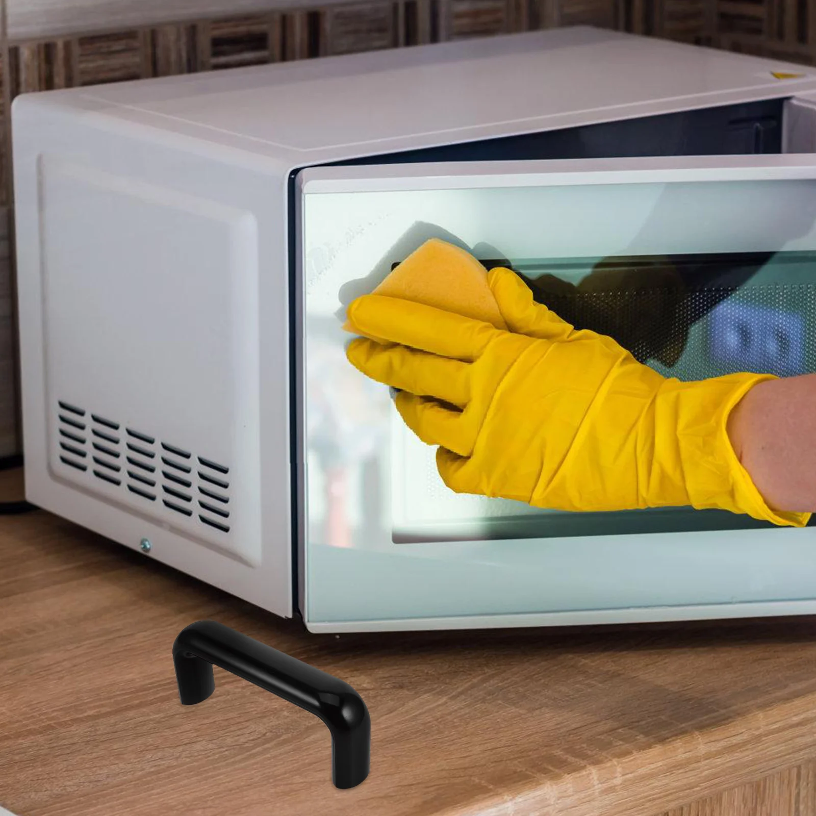 1 قطعة مقبض سحب بلاستيكي 120 مللي متر ثقب مركز M8 الموضوع U شكل الباكليت خزانة سحب الثقيلة لأثاث باب الفرن #1