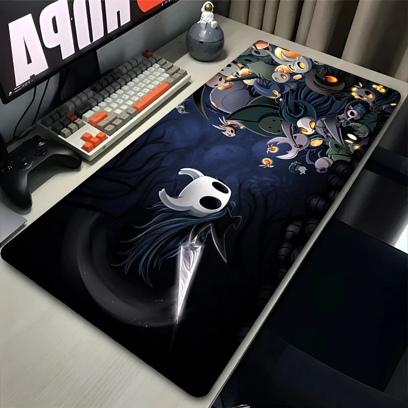 Mouse Pad Laptop Gaming Accessories Keyboard Pad Office PC Hollow Knight Anime HD Print Mousepad Computer Gamer Desk Mouse Mat