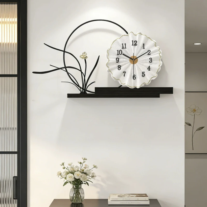 Nordic Fashion Clock Wall Luxury Living Room Modern Aesthetic Wall Watch Minimalist Design Reloj Pared Ornaments Home Decor