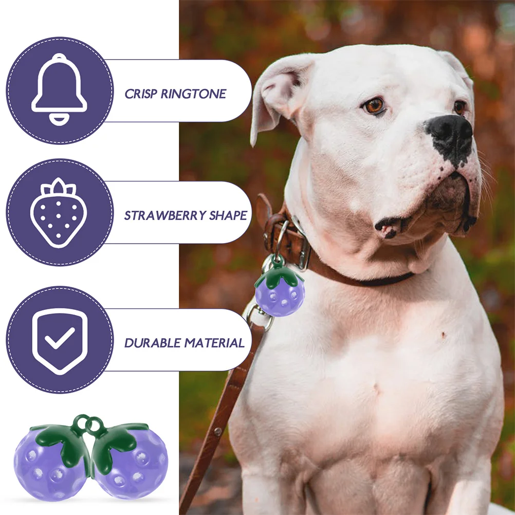 

5Pcs Collar Bells Pet Charms Portable Copper Dog Cat Collar Accessories Jingle Bell Pendant for Keychain