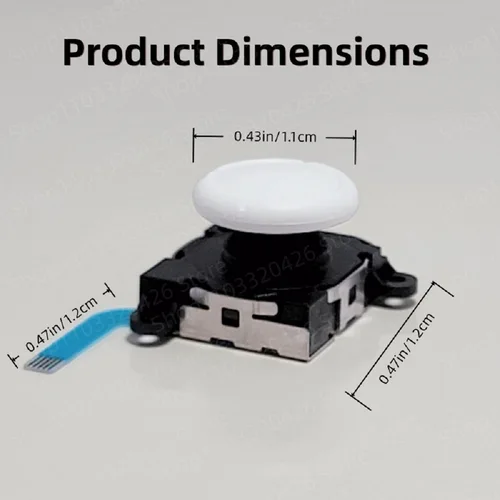 Imagen 2 del producto Lote de 2/4/8 de Joystick Original de repuesto para Nintendo Switch/Lite/OLED Joycon, palanca de pulgar analógica sin detección de deriva