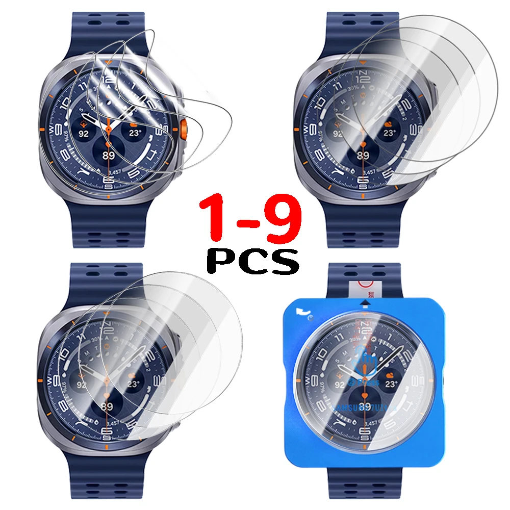 

Позиционирующая пленка для Samsung Galaxy Watch 7, защитная пленка из закаленного стекла HD, гидрогелевая пленка против царапин для Samsung Watch 7