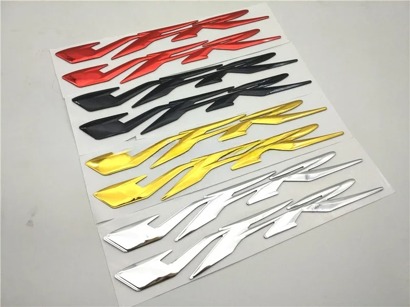 

VFR 3D Raised Sticker Decals 23 x 2.8cm fits For Honda VFR 400 800 1200 Motorbike Fairing Body Side Decorative Decals