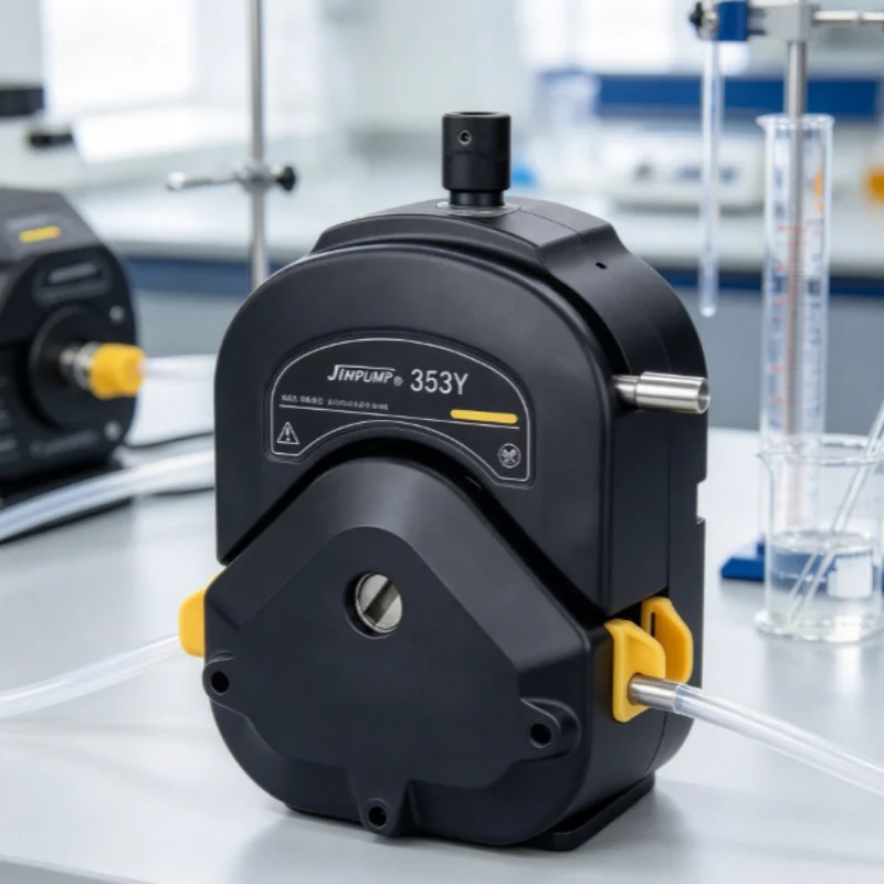 KOTUMY 353Y Easy-to-Install Peristaltic Pump Head, 12L/min Large Flow Industrial Peristaltic Pump Accessory