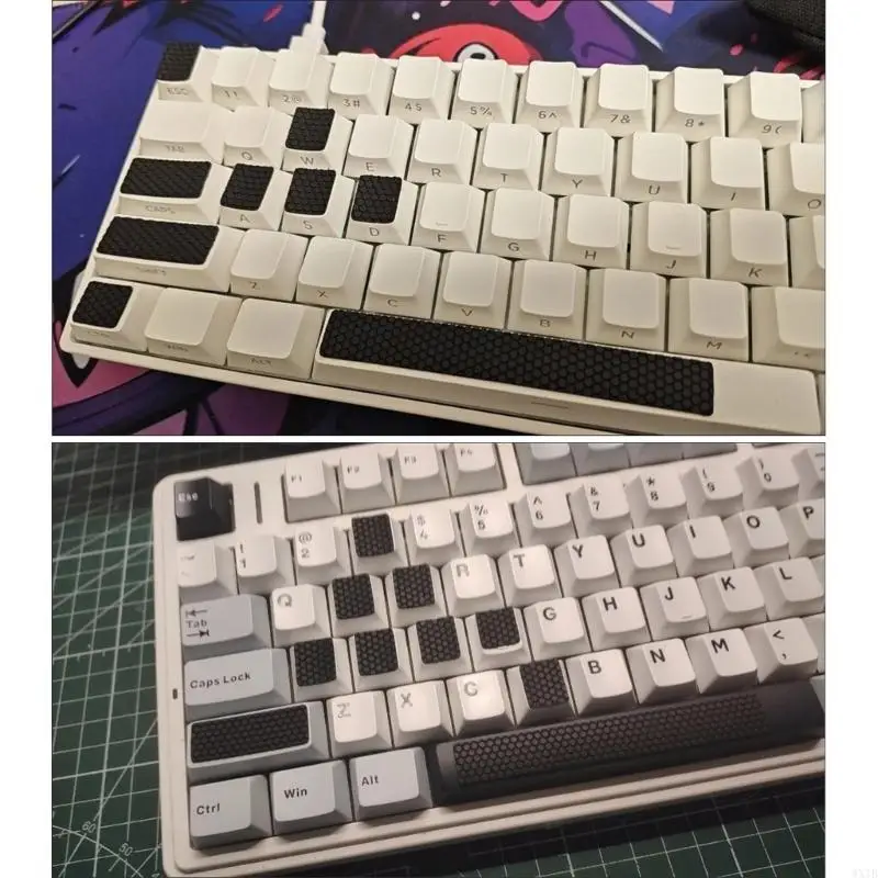 Silicone Keyboards Protectors Enhanceds Grip And Quiet Operation Stickers