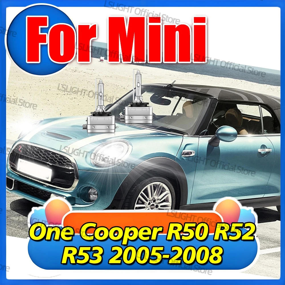 

2x HID D1 D1S Xenon Head Lamps 6000K 8000K 10000K For Mini One Cooper R50 R52 R53 2005 2006 2007 2008 Headlight 35W Plug-N-Play