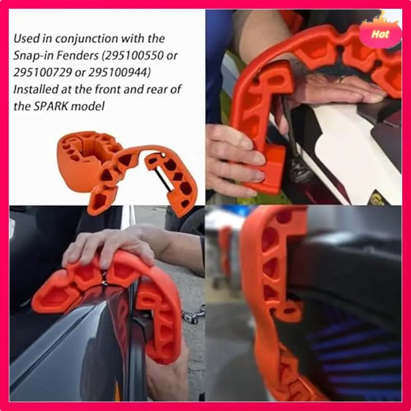 مجموعة مصدات/مصدات AD-Snap تناسب مصدات المواد المقاومة للتمزق Sea-Doo 295100418 295100729