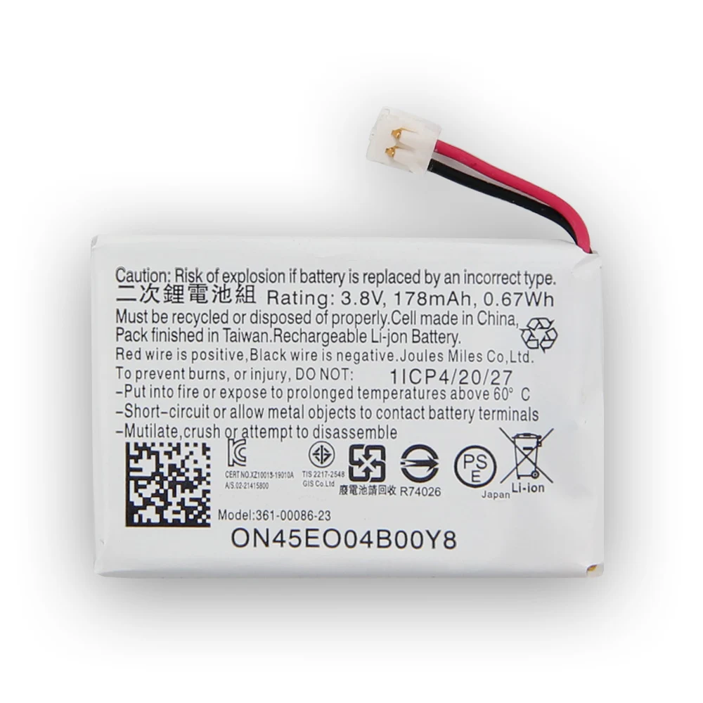 For Garmin Vivoactive 4 Approach G10 361-00086-23 361-00086-24 Watch Battery