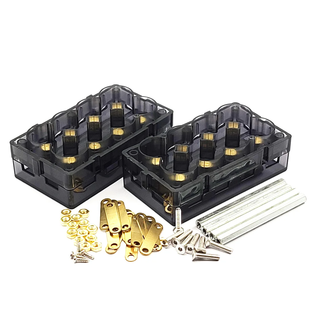 18650 Battery Box 18650/21700 Bracket Can Be Spliced DIY Energy Storage Power Kit Free Spot Welding Supports High Current