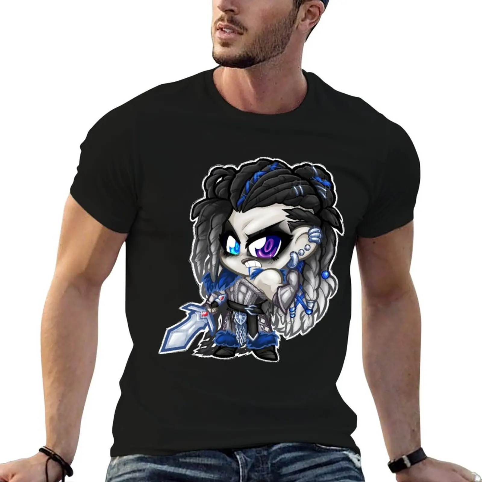 Camiseta Yasha Nydoorin Chibi, camisetas para hombre, camiseta de algodón 100%, camisetas divertidas, camiseta de algodón