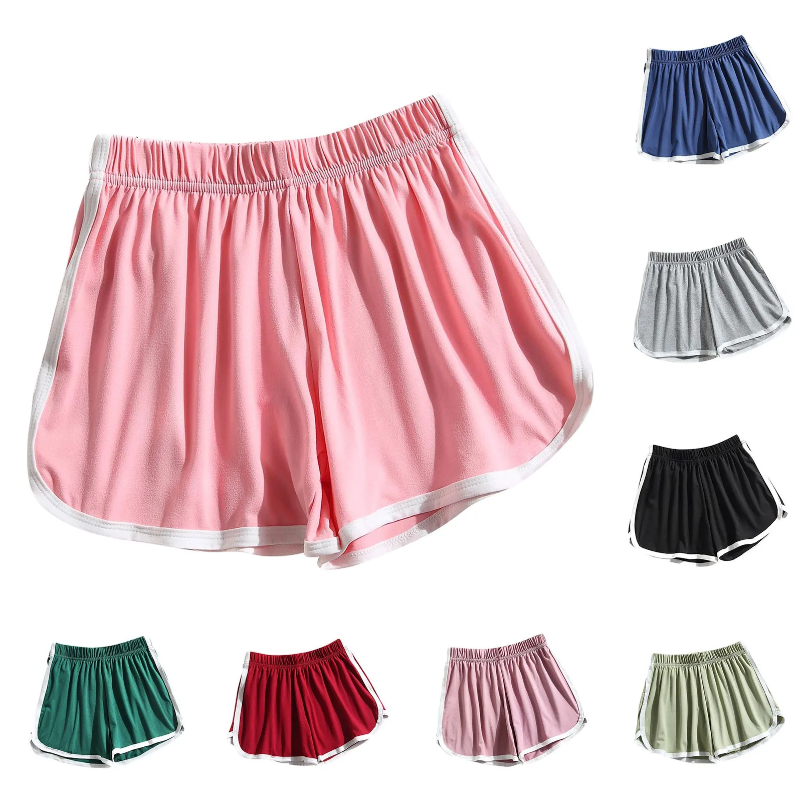 Satin Silk Safety Short Pants Shorts Mid-rised Seamless Underwear Intimates Anti-emptied Ladies Outside Wear Ice Silk Shorts New