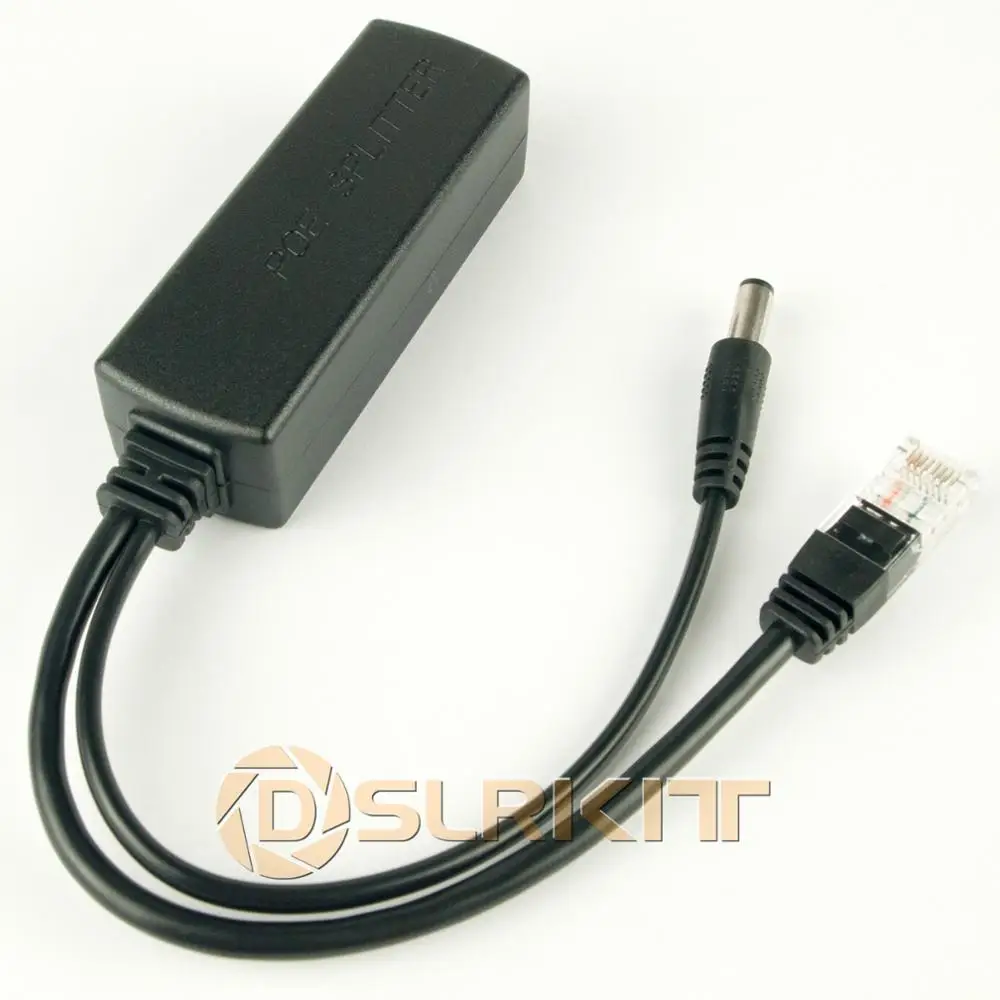 

4pcs/Lot Active PoE Splitter Power Over Ethernet 48V to 12V 2A for IEEE802.3at 24Watt