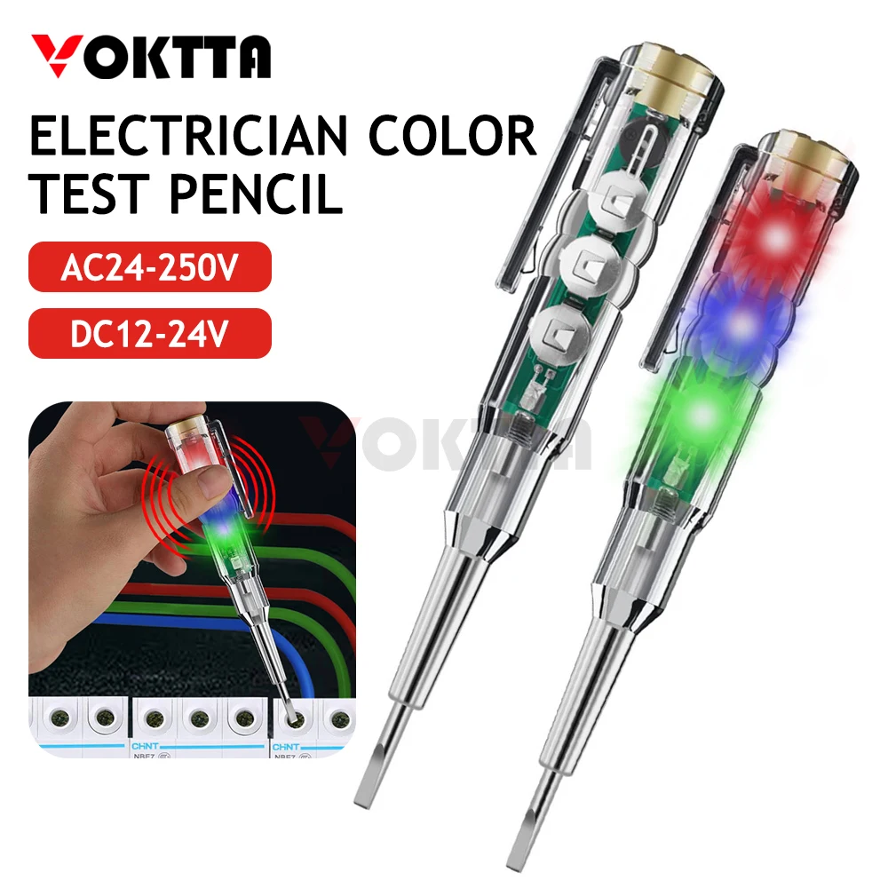 Intelligent Voltage Tester Pen AC Non-contact Induction Test Pencil Voltmeter Power Detector Electrical Screwdriver Indicator