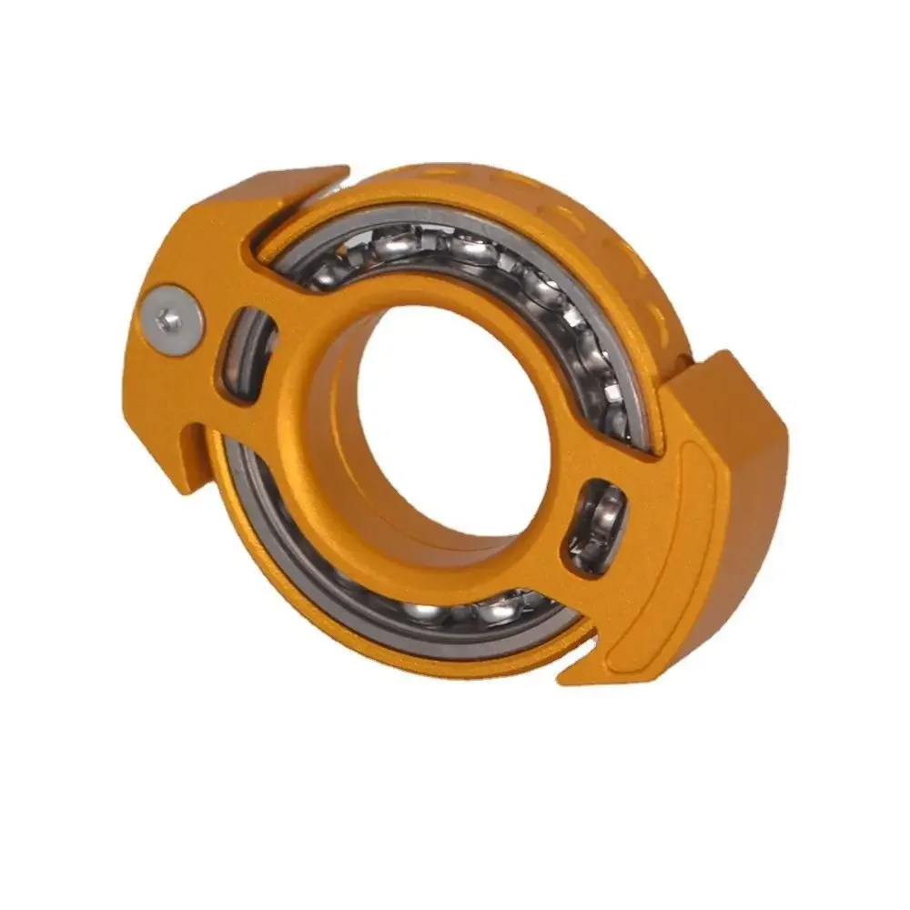 原子核マジックリングチップジャイロスコープ航空アルミ合金金属 EDC 大人の減圧指のおもちゃ