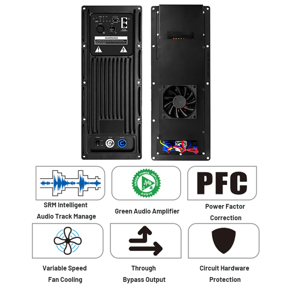 ShennDare PFA3001+260DA 1x3000 Вт 4 Ом Профессиональный активный динамик Усилитель мощности Модуль 1x1800 Вт 8 Ом Аудио DJ Сабвуфер Усилитель Плата Звуковой Усилитель Плата Динамика