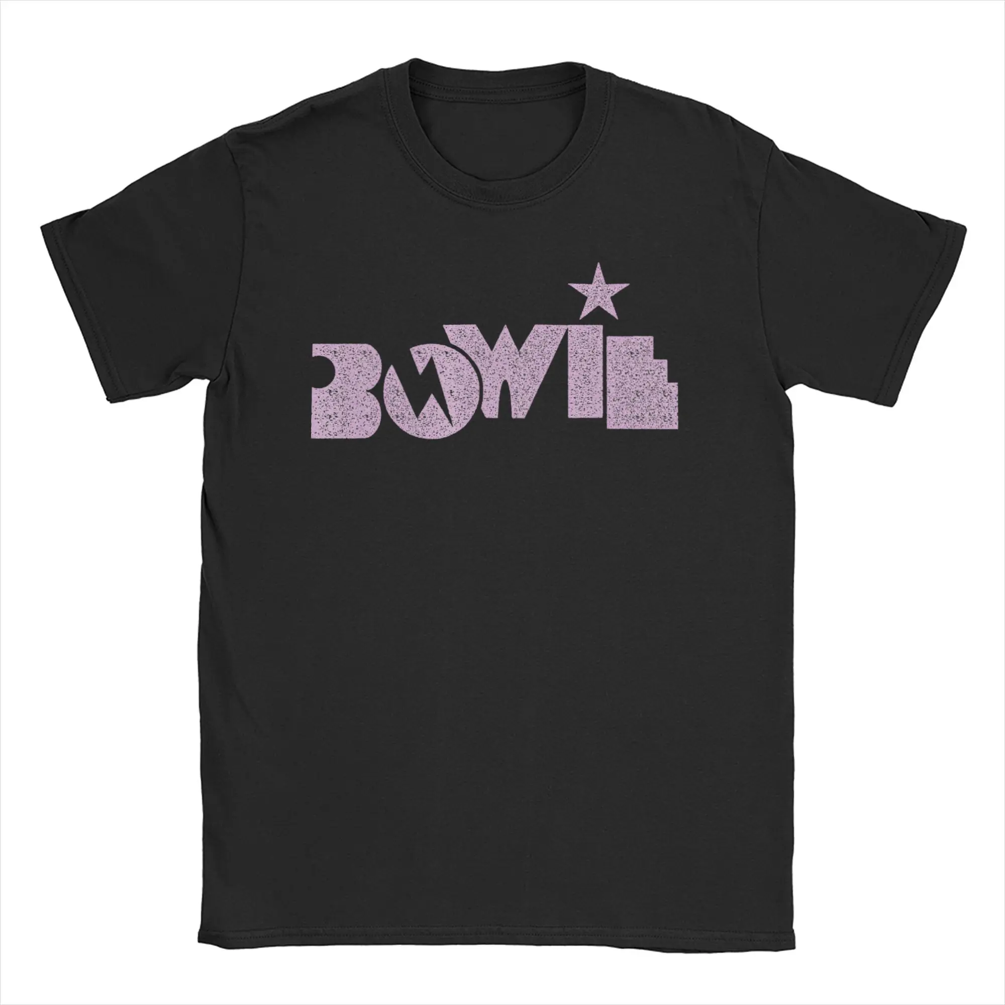 Camiseta de cantante con lazo de estrella de Davids para hombre y mujer, camisetas estampadas de algodón puro, ropa superior de música Pop Rock