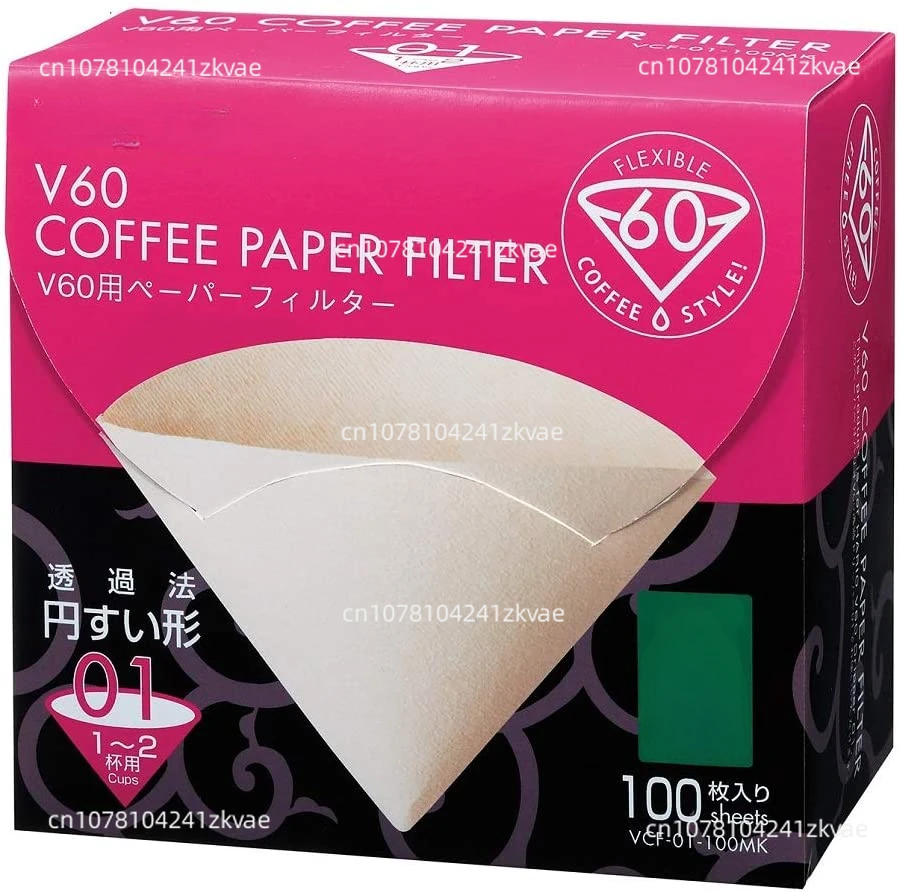 Coffee Filter Paper Pour-over Coffee Filter Paper Logs/Bleached 100 Pieces Free Shipping