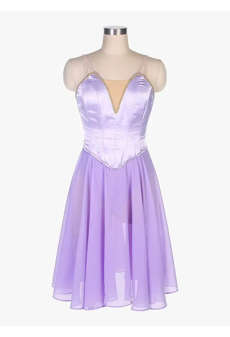 

Custom match wear purple professional Cupid dress adult ballet costume