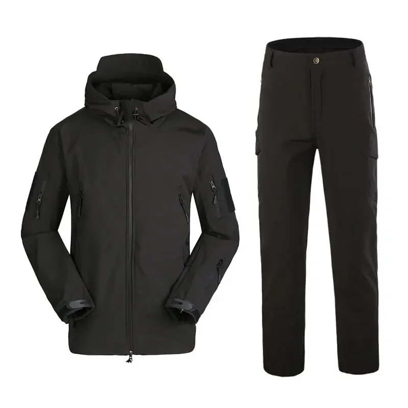 Winter Herbst Fleece Männer Jacke taktische wasserdichte Anzug Outdoor Wander Trainings anzüge