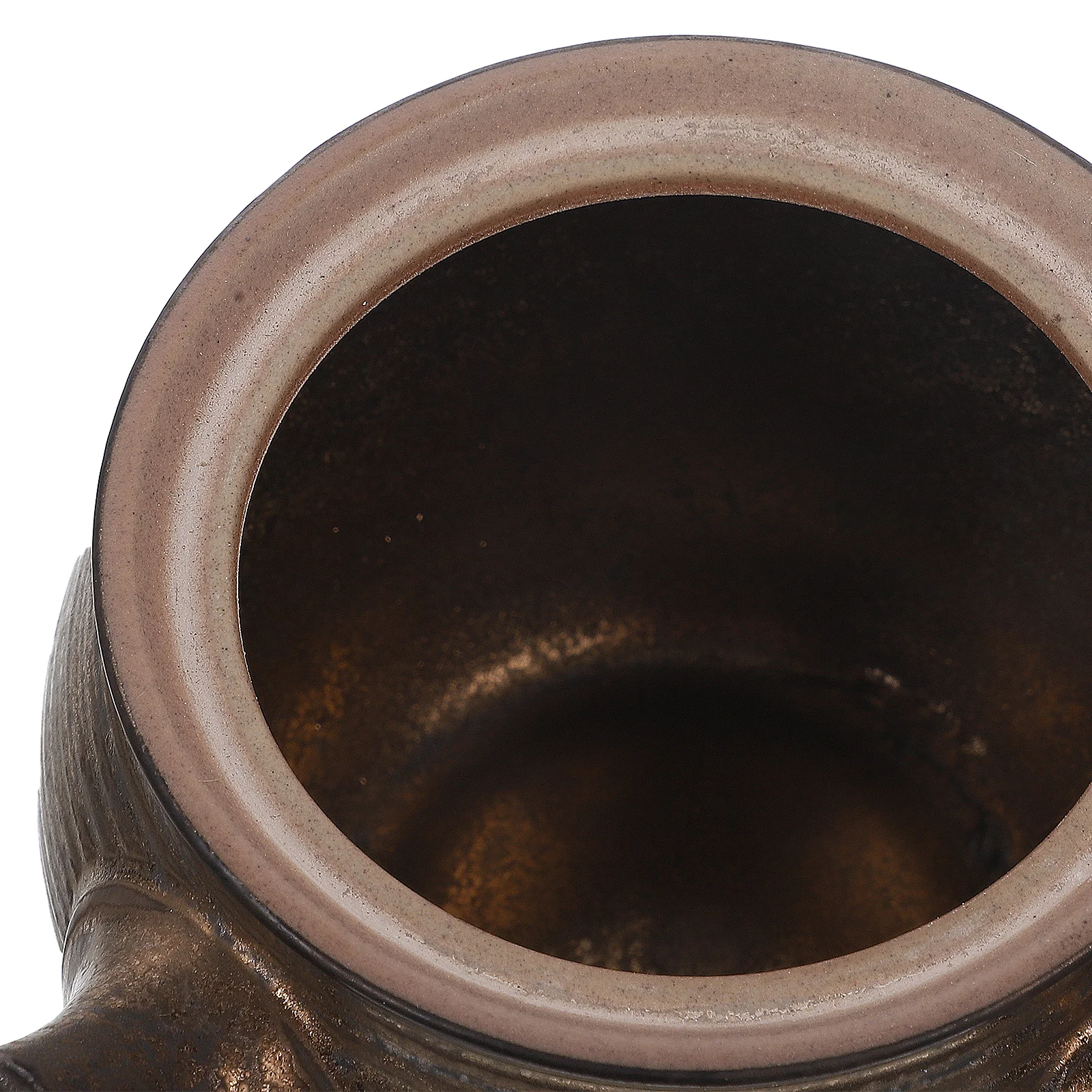 

Vintage Small Teapot Side Handle Design Loose Tea Brewing Pot High Grade Ceramic Wood Handle Household Tea Maker Decorative