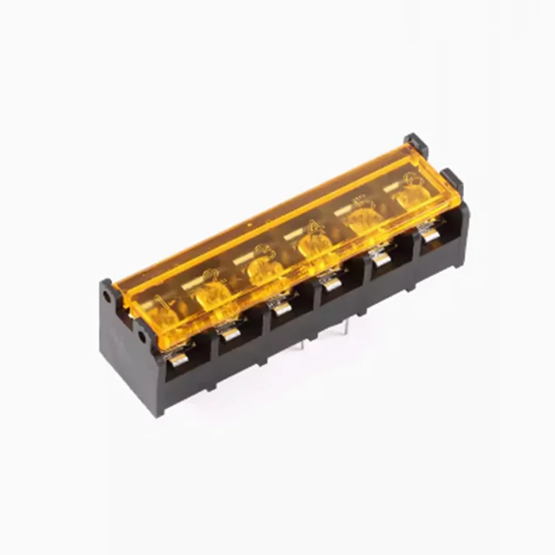 5pcs HB9500 HB-9500 Barrier Terminal Block With Cover 9.5mm 2/3/4/5/6/7/8/9/10Pin