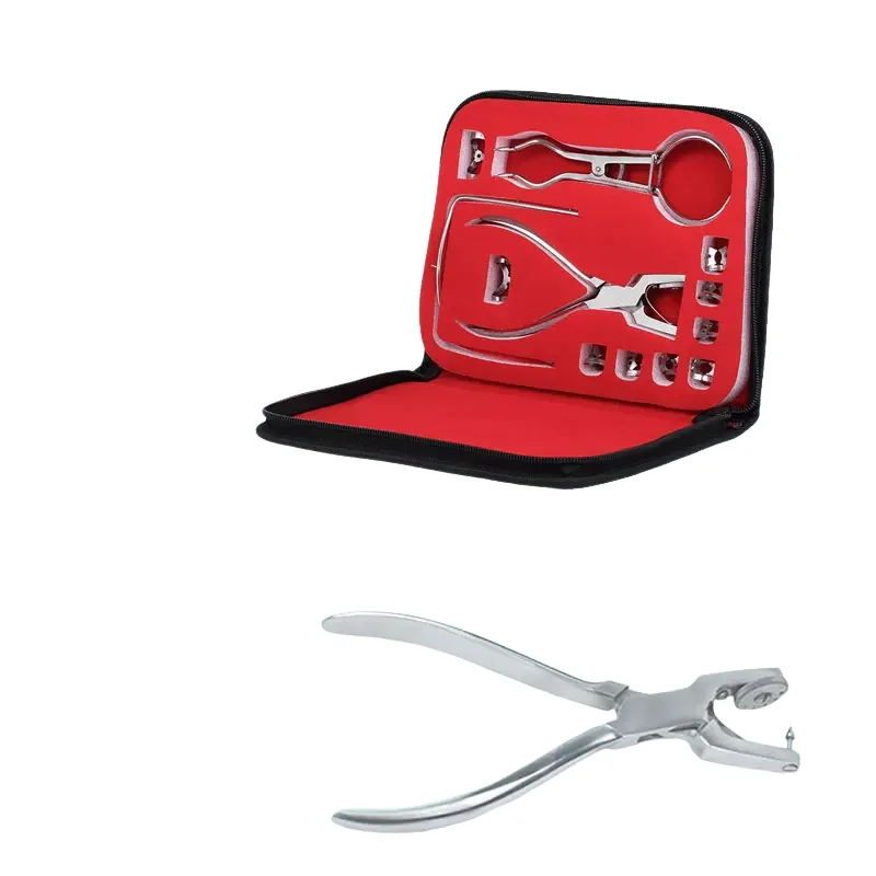 

Dental Perforator Rubber Hole Puncher Set Teeth Care Pliers Orthodontic Tools Dentist Clinic Rubber Dam Puncher Lab Tools