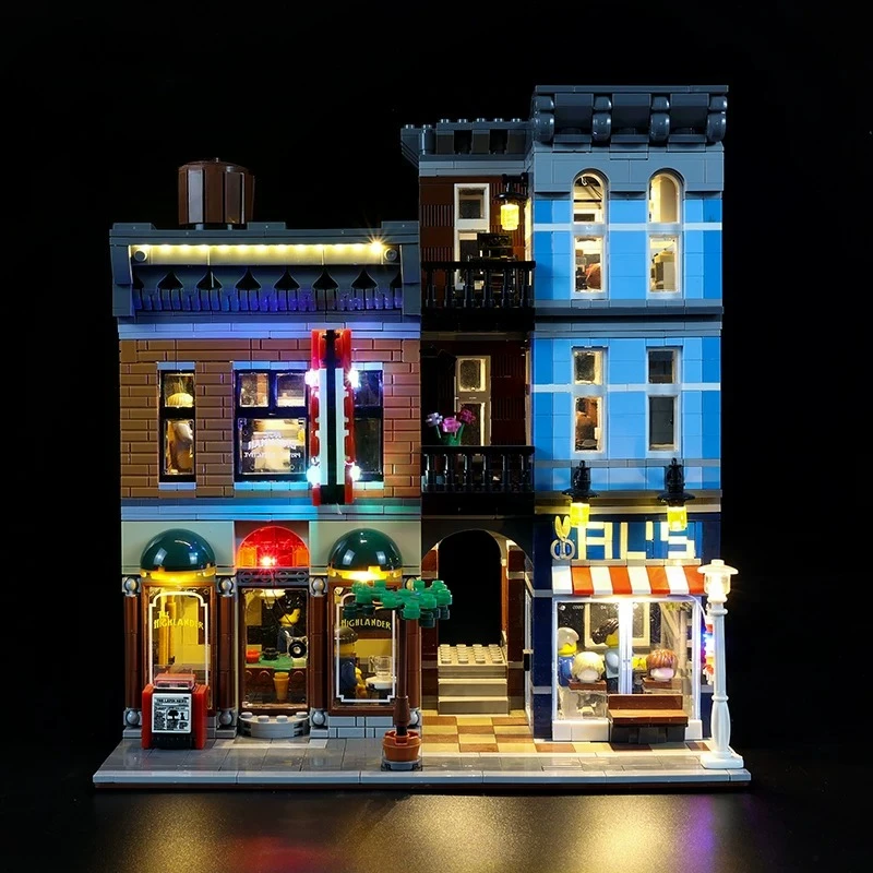 LED Lighting Set Suitable for LEGO Detective’s Office 10246 Building Blocks