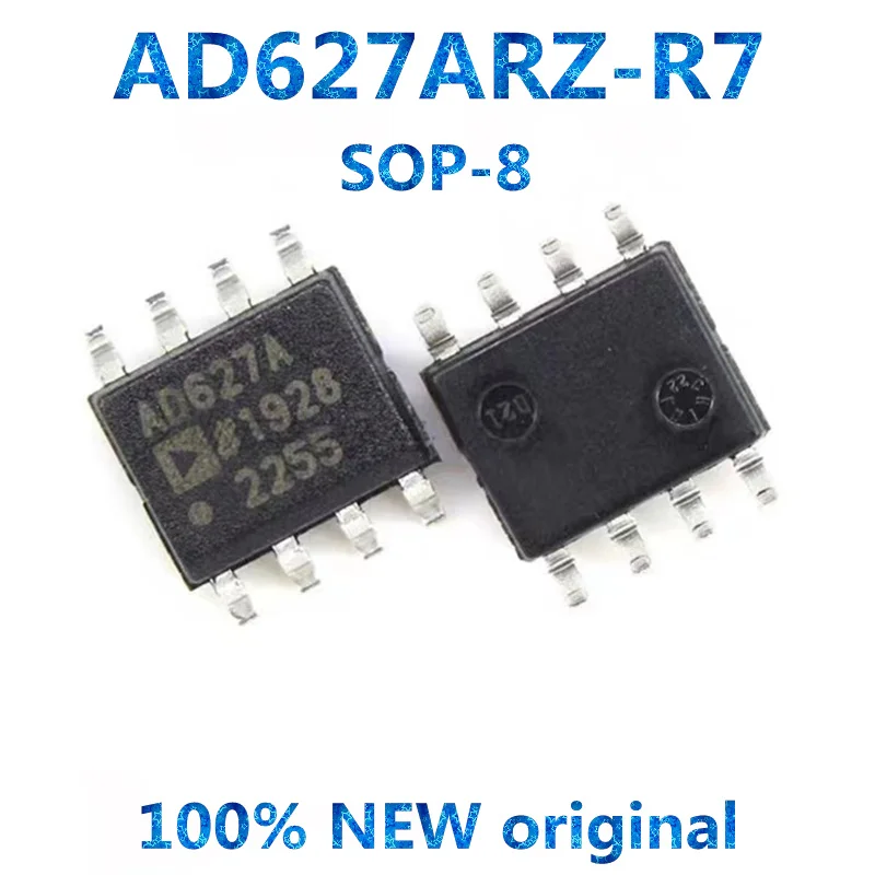 1pcs/lot New AD627ARZ-R7 SOP-8 Genuine Instrument Amplifier IC Chip