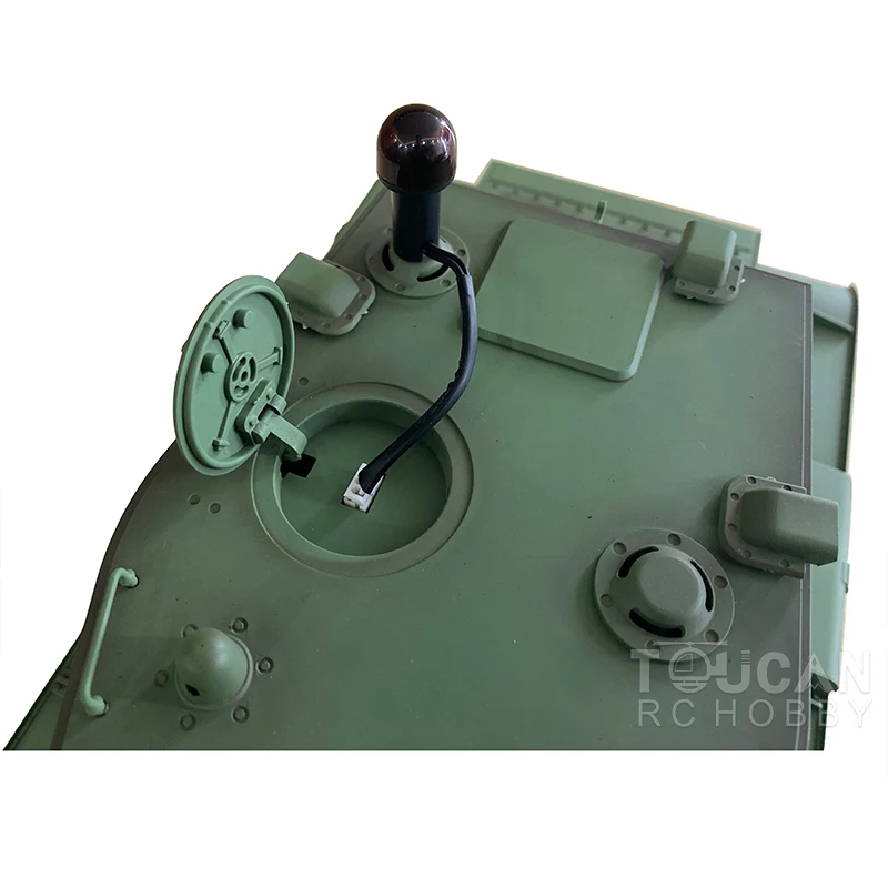 Heng Long 1/16 Schaal 7.0 Plastic Ver Sovjet KV-2 RTR RC Tank Model Gigant 3949 Vat Terugslag Speelgoed Voor Volwassen TH19747