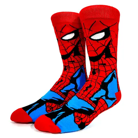 NEW 45 style Personality Cartoon Men Socks Couple Cosplay Skull Sandwich Harajuku Socks