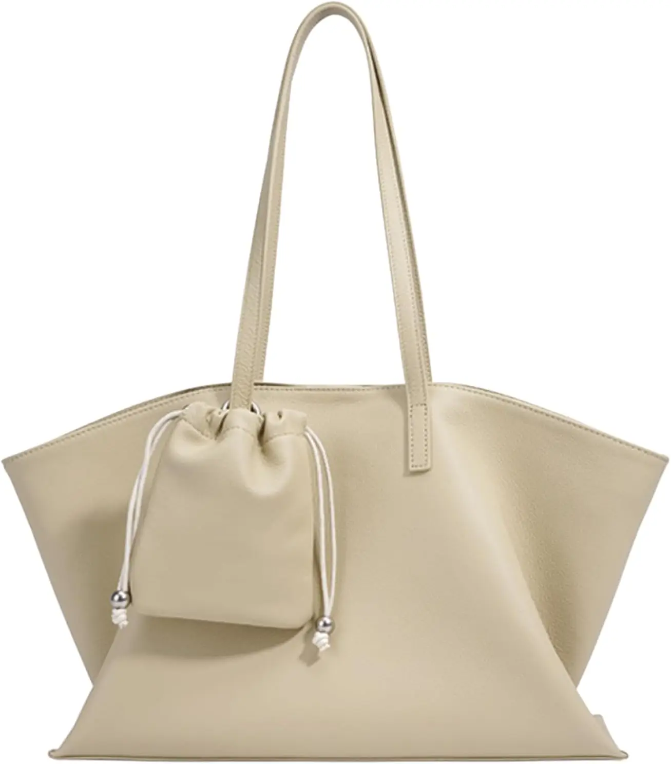 

Genuine Leather Tote Bag for Women, Soft Large-Capacity Shoulder Handbag Fashion Top Handle Purse