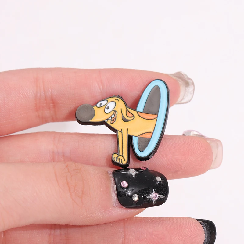 Cartoon Series Animation Collection Enamel Pin Science Fiction Horror Family Comedy Brooch Lapel Badge Jewelry Fans Gift