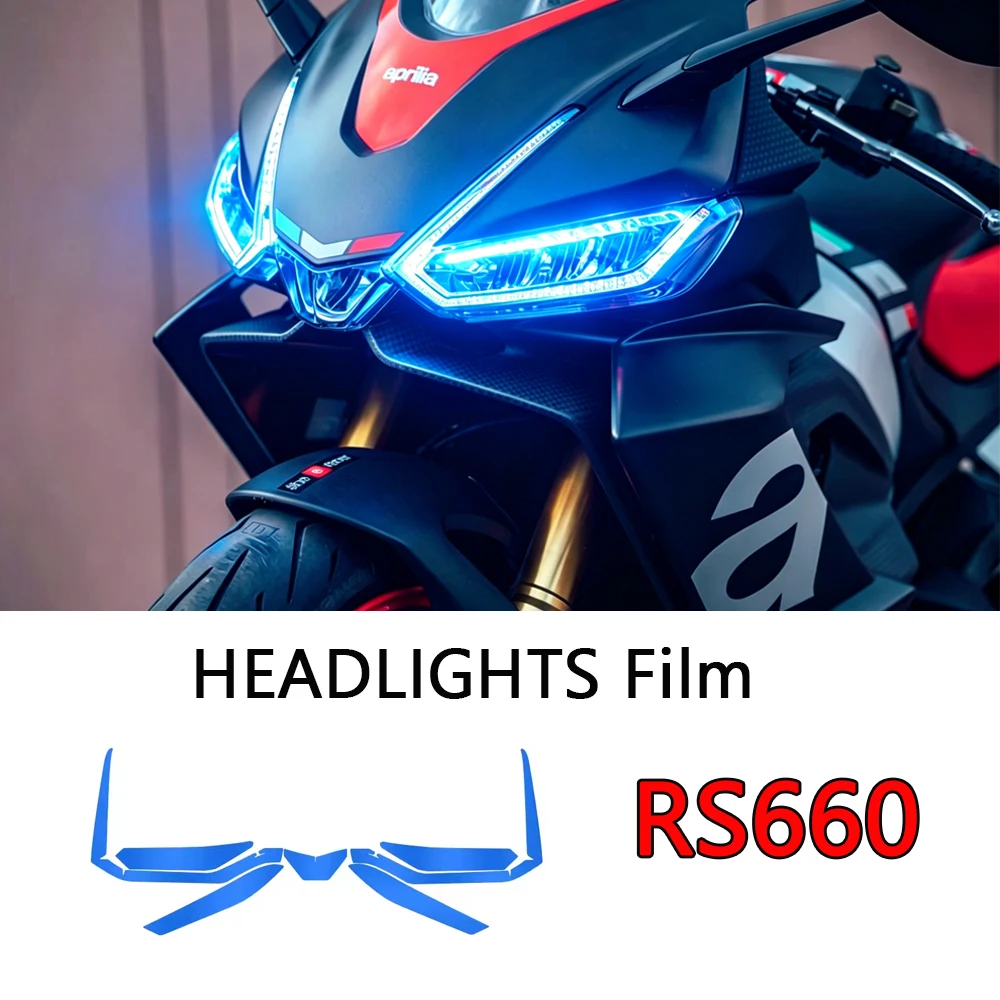 

RS660 Motorcycle Headlights Protective Film And Taillight For Aprilia RS660 RS 660 2020-2025 Daytime Running Light Film
