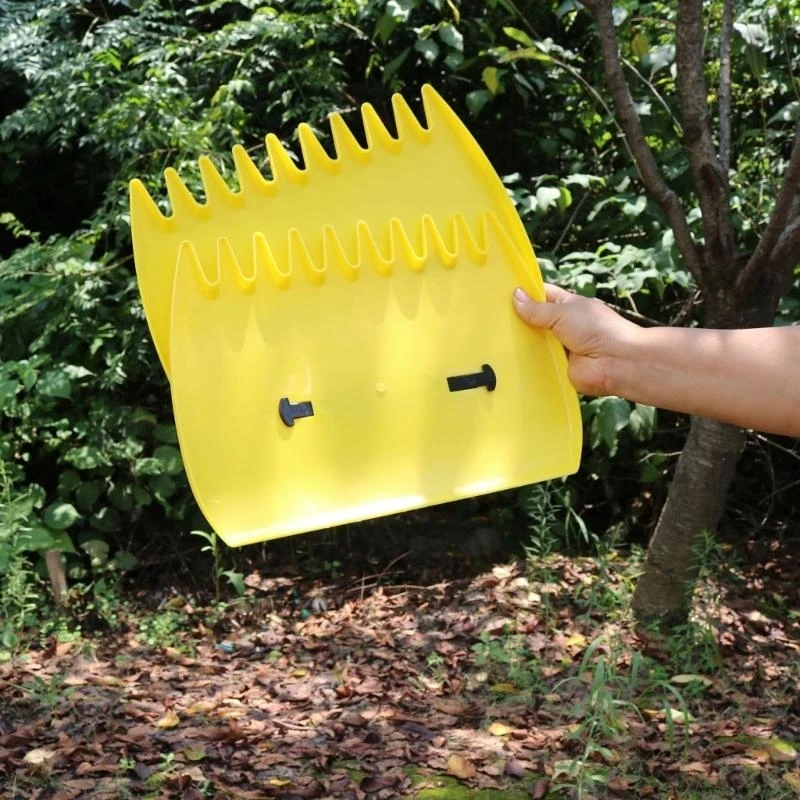 1 Pair Garden and Yard Leaf Scoops Hand Rakes, Large Sized Leaf Collector Leaf Grabber Set, Garden and Yard Leaf Scoops JOME