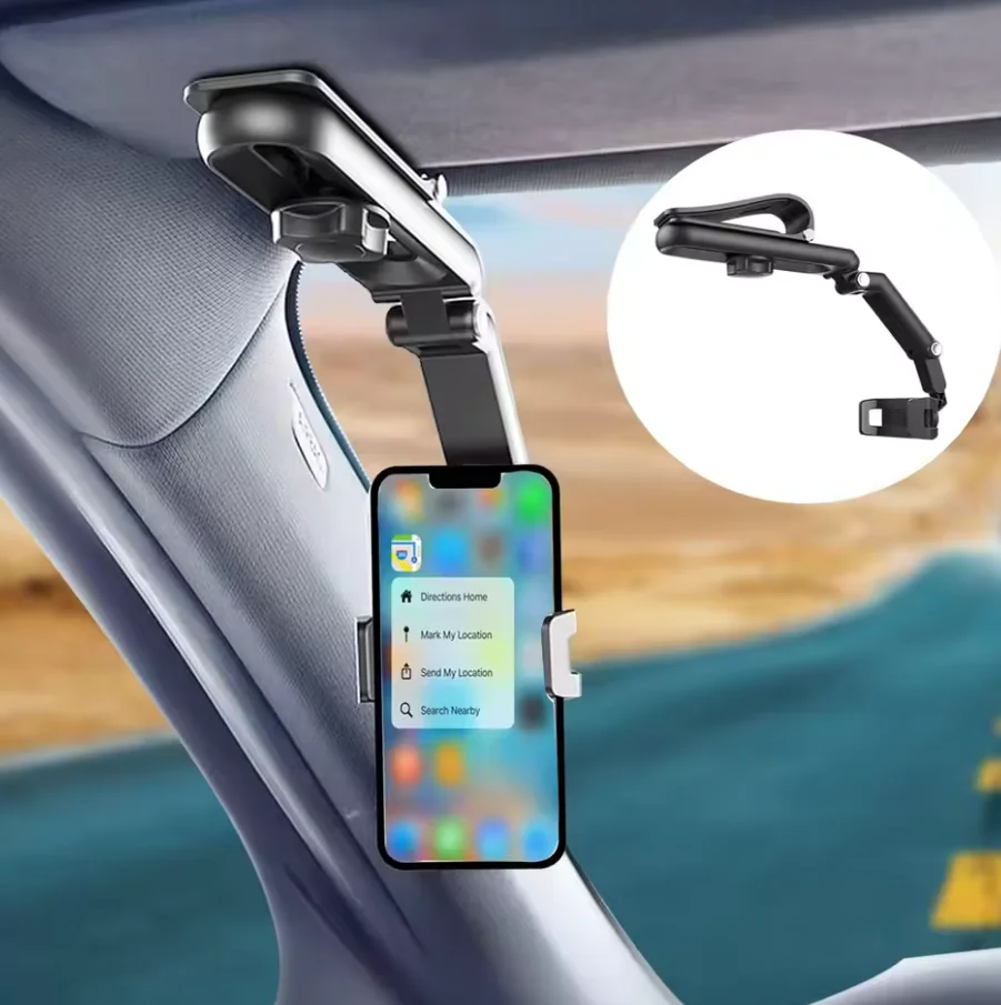 

Car Mobile Phone Stand Sun Visor Navigation Car Support Stand General Direct Vision Car Multi-functional Mobile Phone Stand