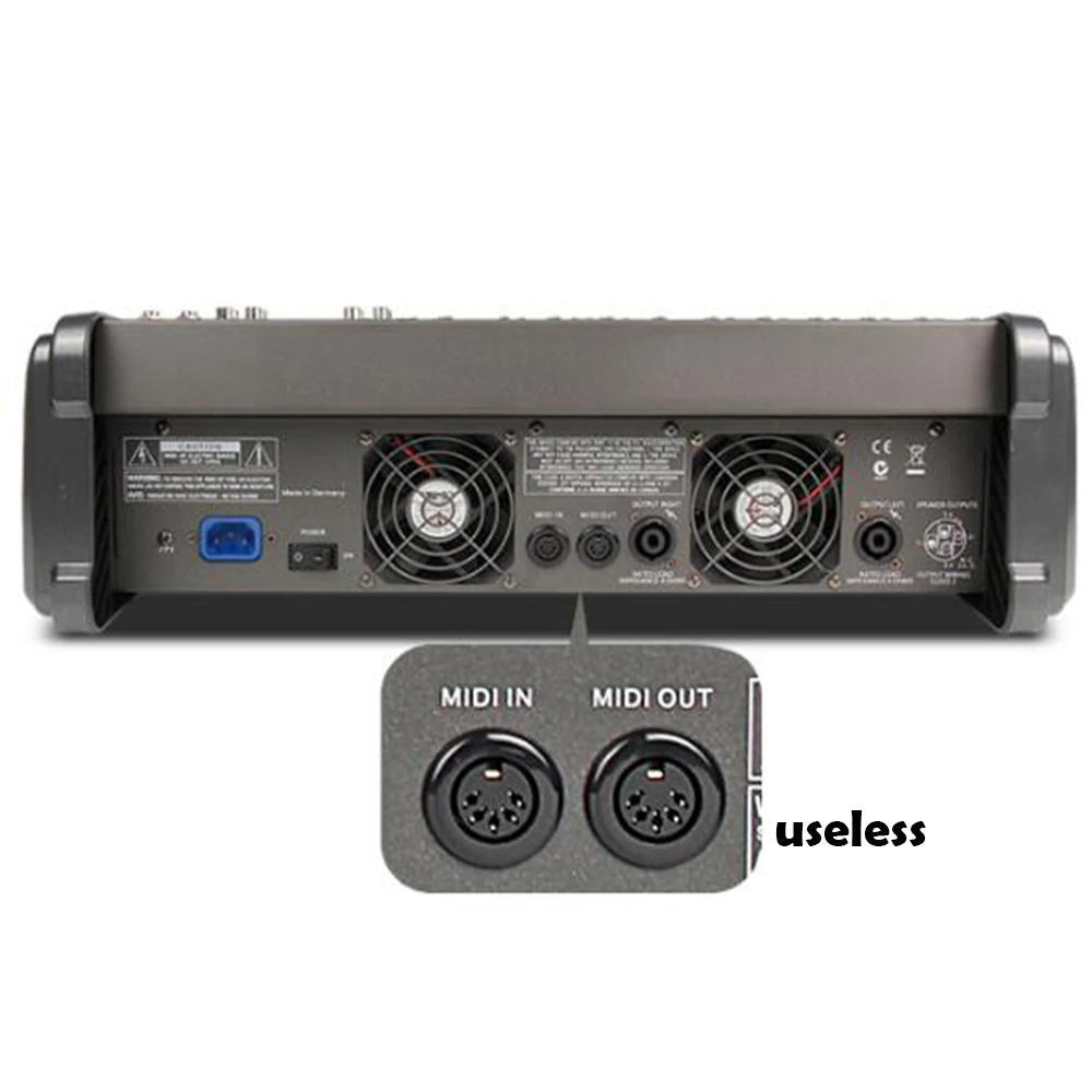Leicozic-consola mezcladora de Audio alimentada por PM1600-3 Powermate, sistema de mesa de mezcla profesional de 16 Canales para escenario/Iglesia/eventos