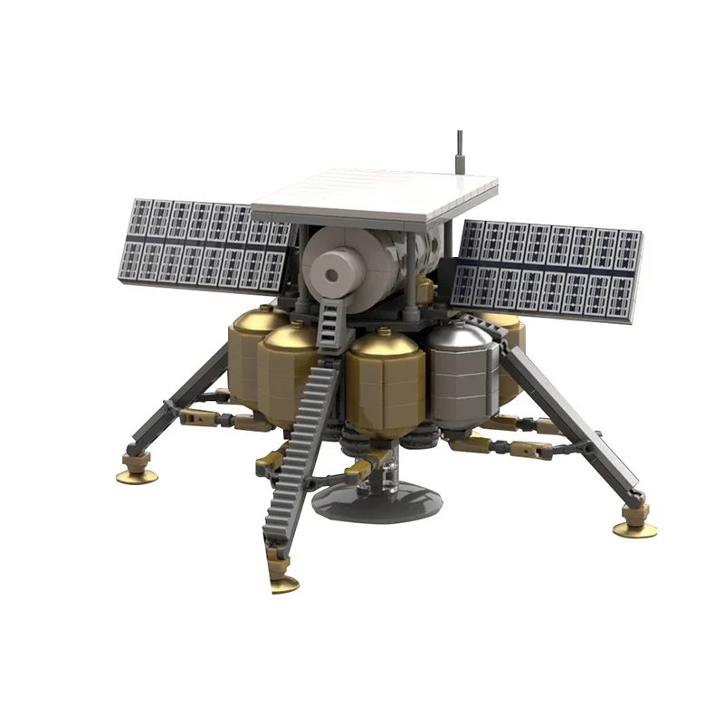 MOC Space Shuttle Launch Center Lunar Lander Outpost Habitat Model Building Blocks Rocket Construction Bricks Construction Toys view 2