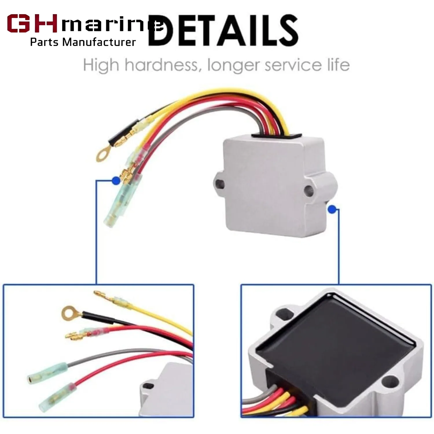 Outboard Voltage Regulator Rectifier For Mercury Mariner 40HP - 275HP Engines Covering Various 8152793 883072T